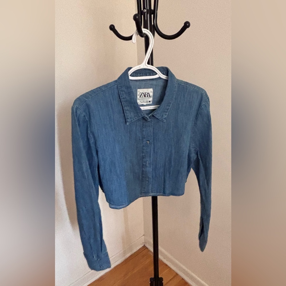 Zara Light Blue Denim Jacket